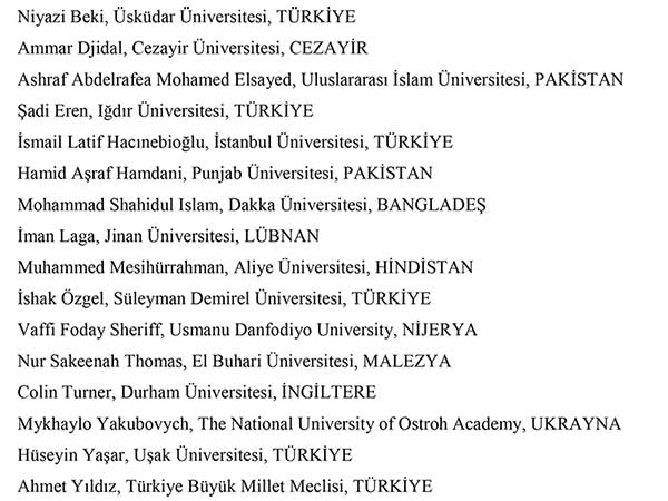 11. Uluslararası Bediüzzaman Sempozyumu programı 10