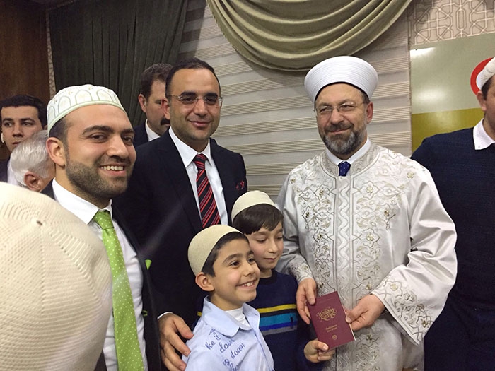 Fakıbaba ve Diyanet İşleri Başkanı Erbaş'a Risale-i Nur hediye edildi 4