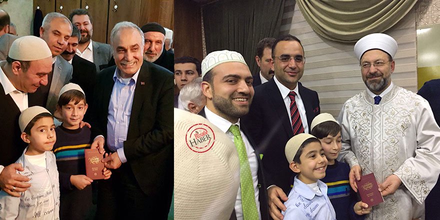 Fakıbaba ve Diyanet İşleri Başkanı Erbaş'a Risale-i Nur hediye edildi