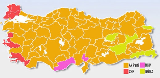 Haritalarla Türkiye'nin seçim tarihi 15