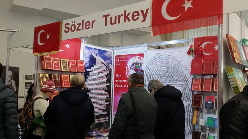 Rusça, İngilizce, Çince ve Türkçe Risale-i Nur'lar Minsk Kitap fuarında 1