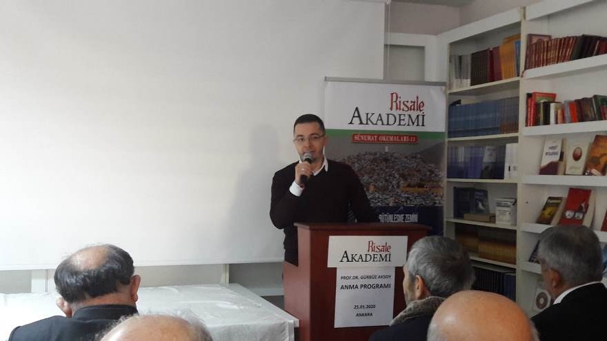 Prof. Dr. Gürbüz Aksoy'u anma programı 1