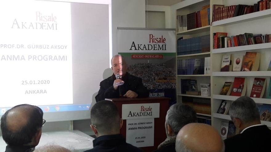 Prof. Dr. Gürbüz Aksoy'u anma programı 2