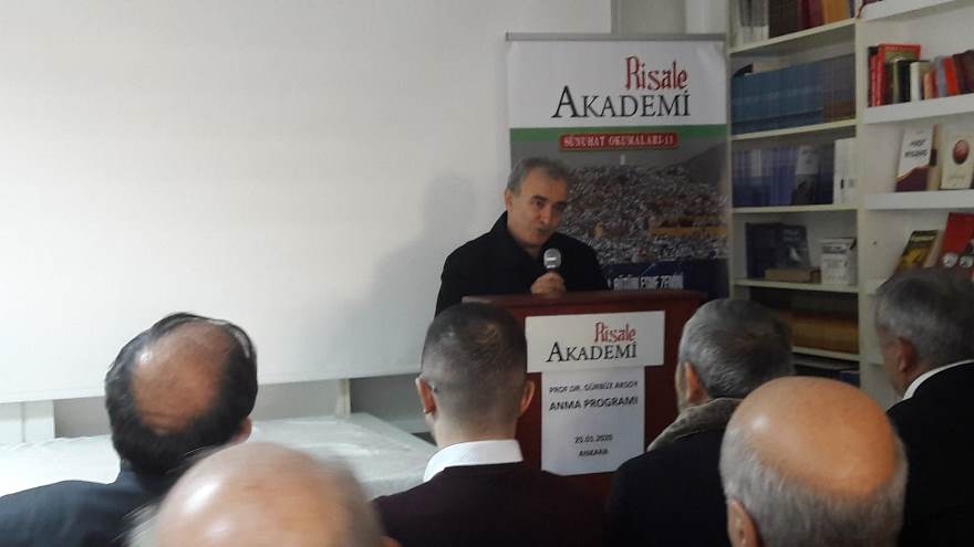 Prof. Dr. Gürbüz Aksoy'u anma programı 3