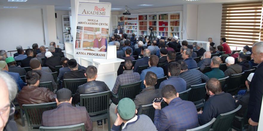 Molla Abdülkerim Çevik, Risale Akademi'de dualarla yad edildi