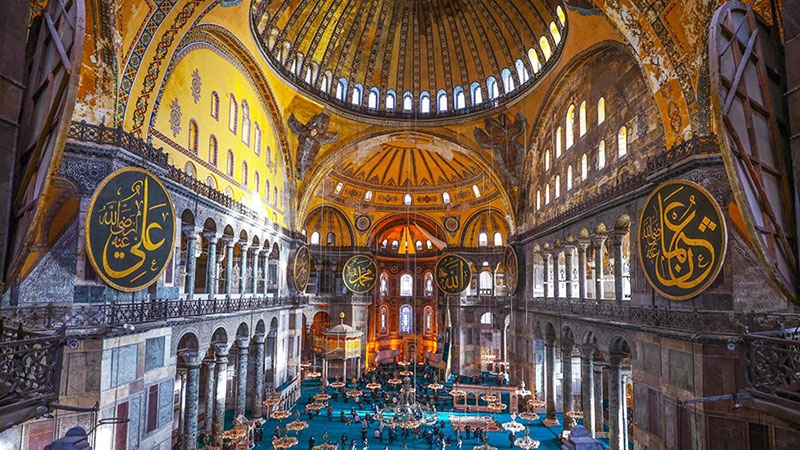 İskeleler söküldü, Ayasofya-i Kebir Cami-i Şerifi ihtişamına kavuştu 9