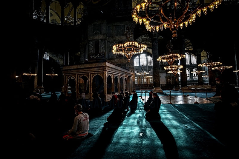 Ayasofya-i Kebir Camii Şerifi'nde cuma namazı 10