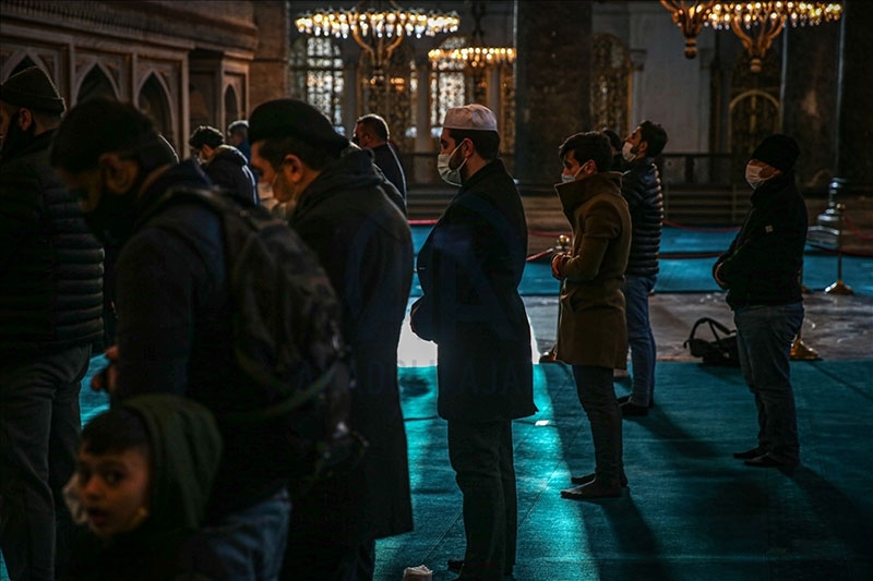 Ayasofya-i Kebir Camii Şerifi'nde cuma namazı 12