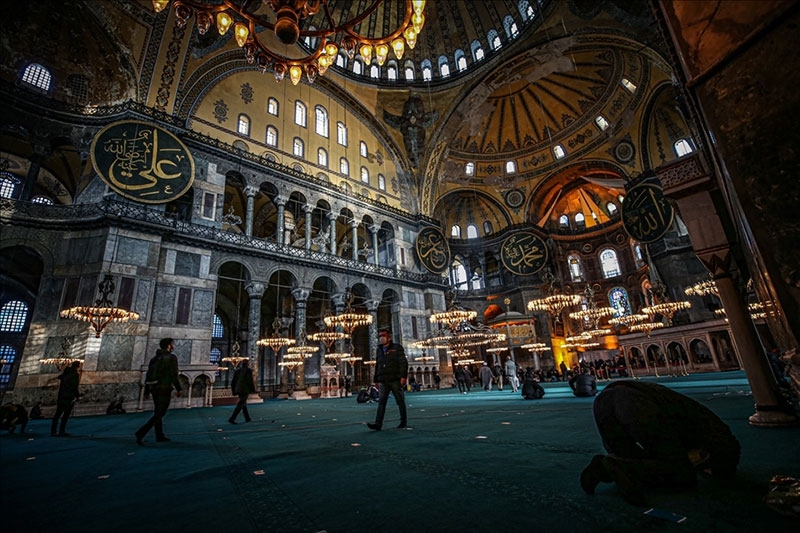 Ayasofya-i Kebir Camii Şerifi'nde cuma namazı 18