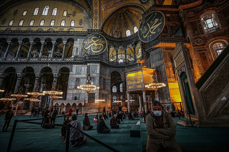 Ayasofya-i Kebir Camii Şerifi'nde cuma namazı 20