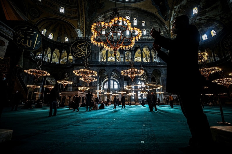 Ayasofya-i Kebir Camii Şerifi'nde cuma namazı 21