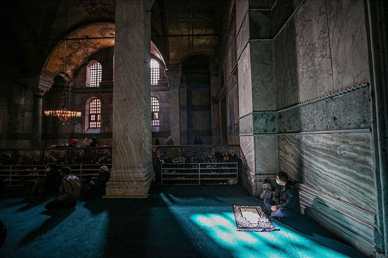 Ayasofya-i Kebir Camii Şerifi'nde cuma namazı 29