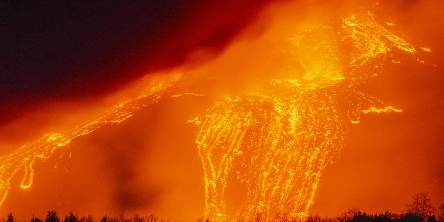 Cehennemi hatırlatan görüntüler