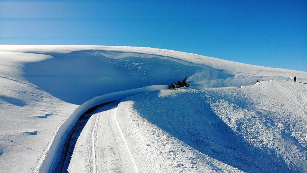 Muş'ta kar kalınlığı 4 metreyi geçti 1