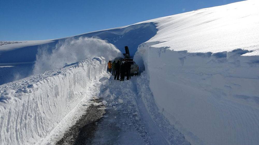 Muş'ta kar kalınlığı 4 metreyi geçti 3