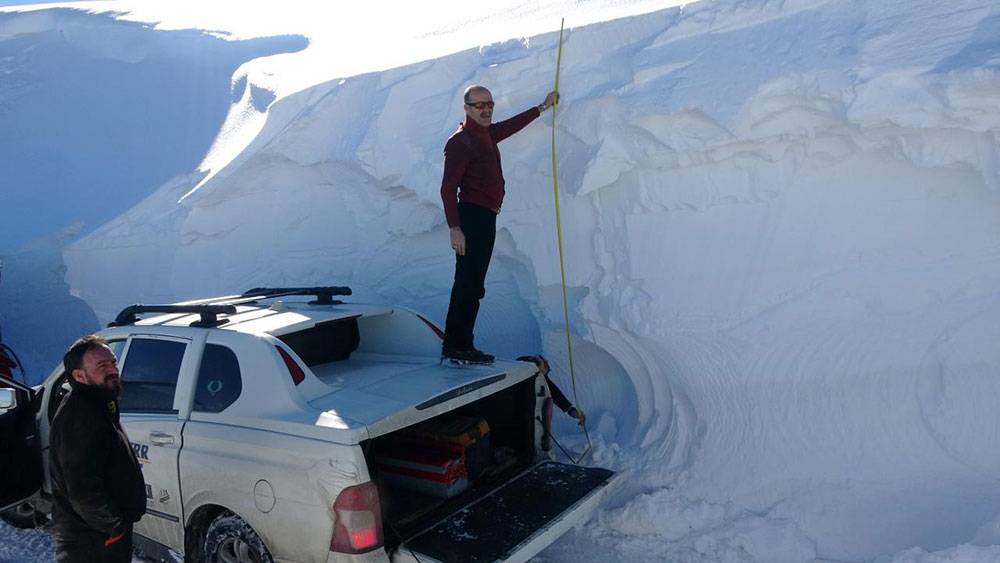 Muş'ta kar kalınlığı 4 metreyi geçti 7