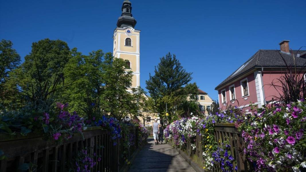 Avusturya'da yemyeşil örnek bir köy 1