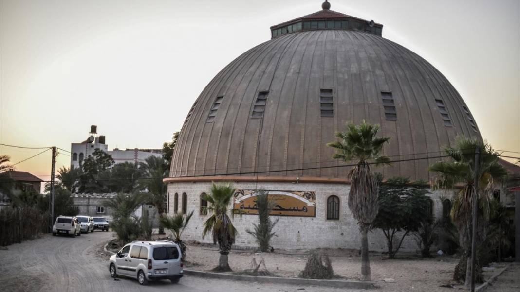 Gazze'deki el-Kubbe Camisi, farklı mimarisiyle görenleri şaşırtıyor 1