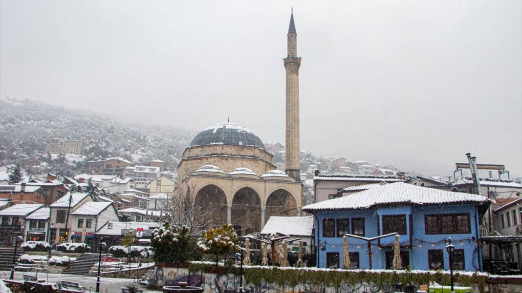 Prizren’de kar yağışı ile gelen beyaz rahmet sevinci 10