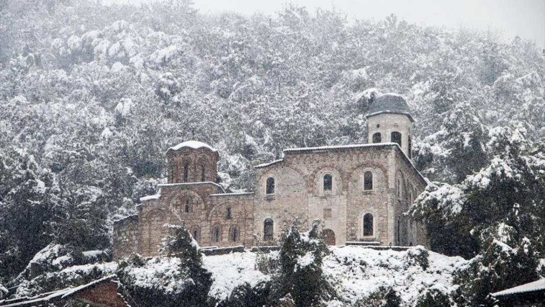 Prizren’de kar yağışı ile gelen beyaz rahmet sevinci 2
