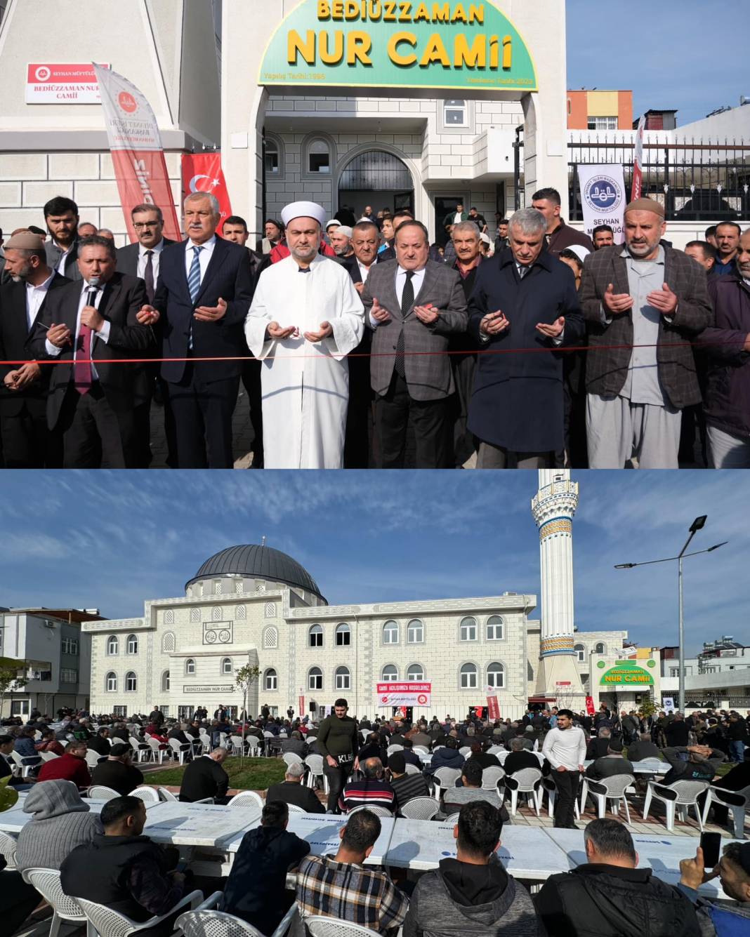 Adana Bediüzzaman Nur Camii Dualarla İbadete Açıldı 11