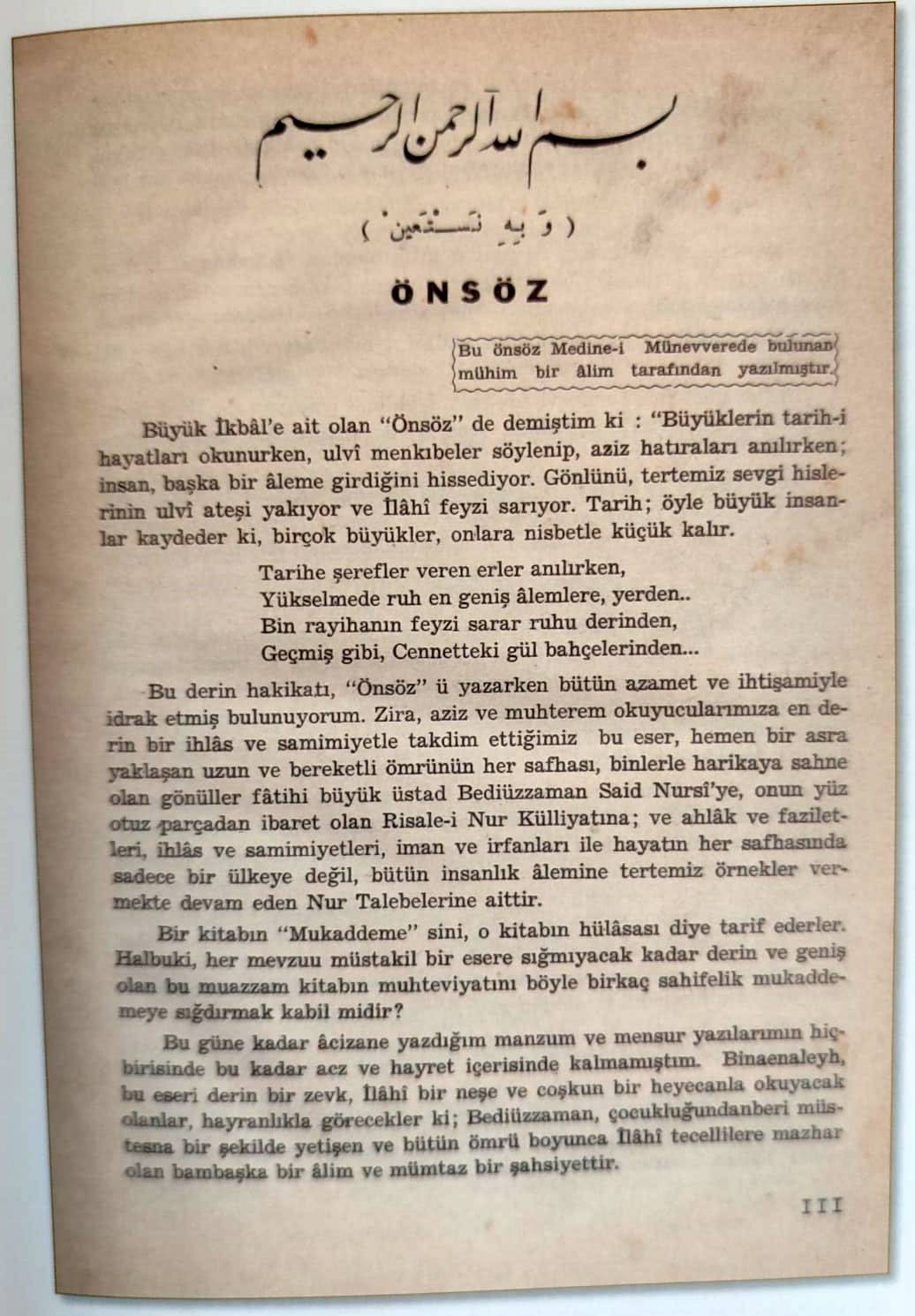 Said Nursi'nin doğum tarihi ve Tarihçe-i Hayat 4
