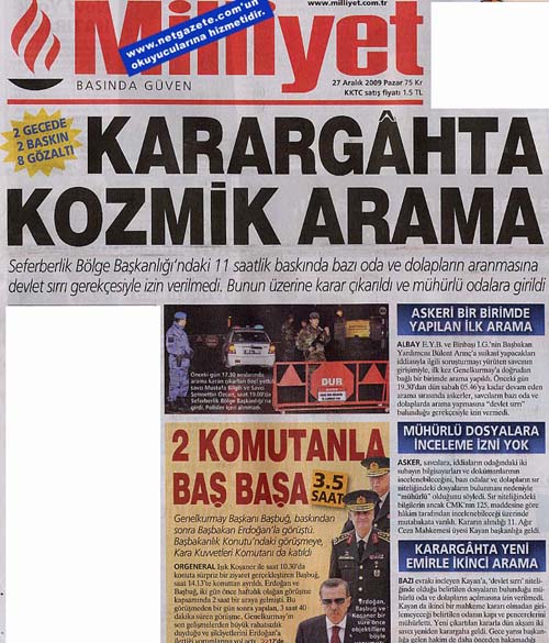 Askeri bölgelere sivil baskın 13