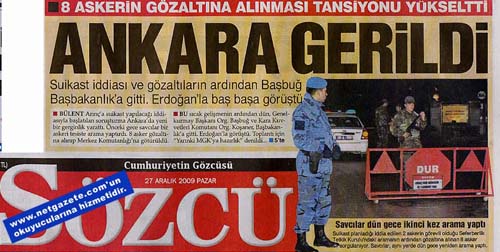 Askeri bölgelere sivil baskın 16