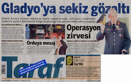 Askeri bölgelere sivil baskın 19