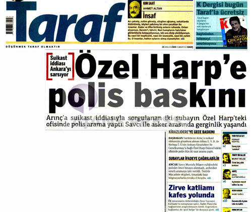 Askeri bölgelere sivil baskın 7