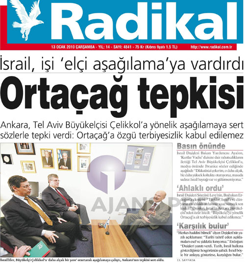 İsrail krizini hangi gazete nasıl gördü? 10