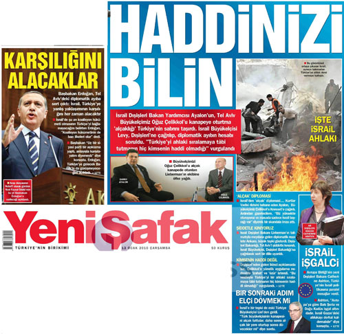 İsrail krizini hangi gazete nasıl gördü? 19