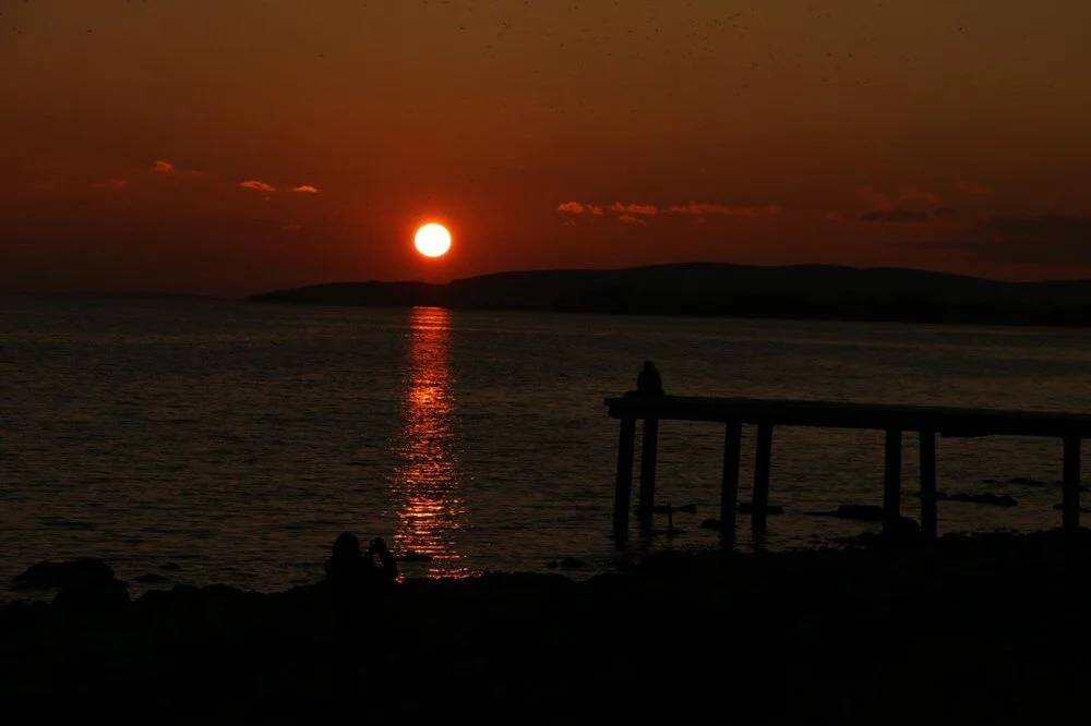 Van Gölü'nde gün batımı 11