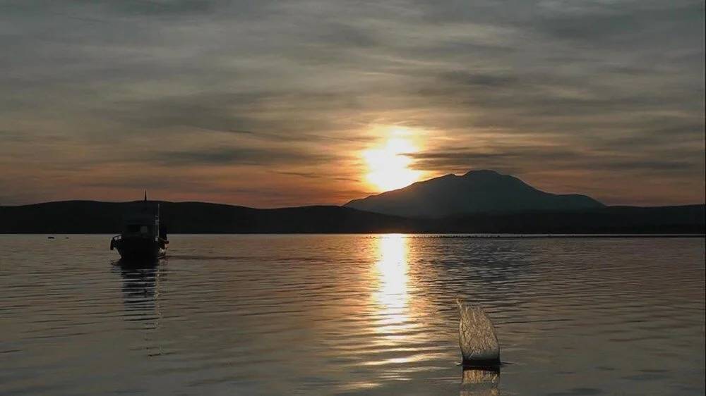 Van Gölü'nde gün batımı 9