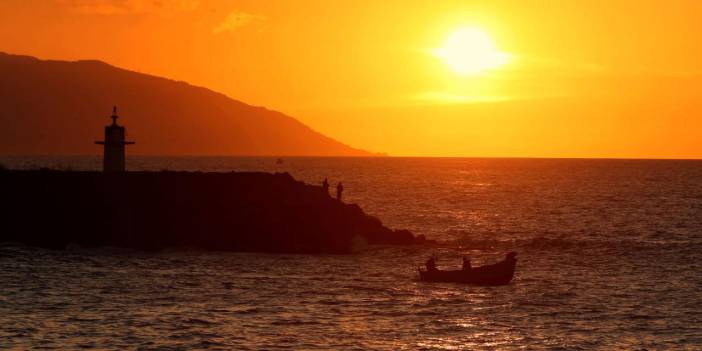 Trabzon'da gün batımı güzelliği