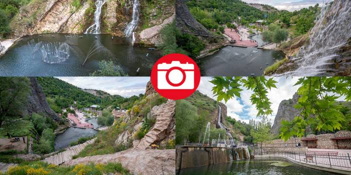 Isparta'nın 70 metreden dökülen Bezirgan Şelalesi