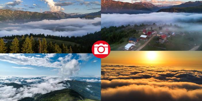 Kaçkar Dağları Milli Parkı’nda 'sis denizi' görüntülendi