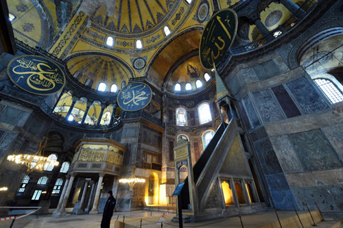 Ayasofya'nın yeni görünümü 5