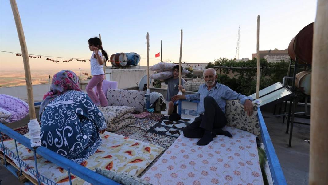 Sıcak havada 'dam palas' keyfi 3