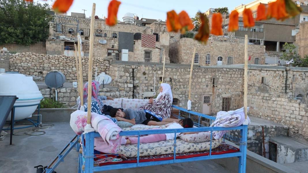 Sıcak havada 'dam palas' keyfi 5