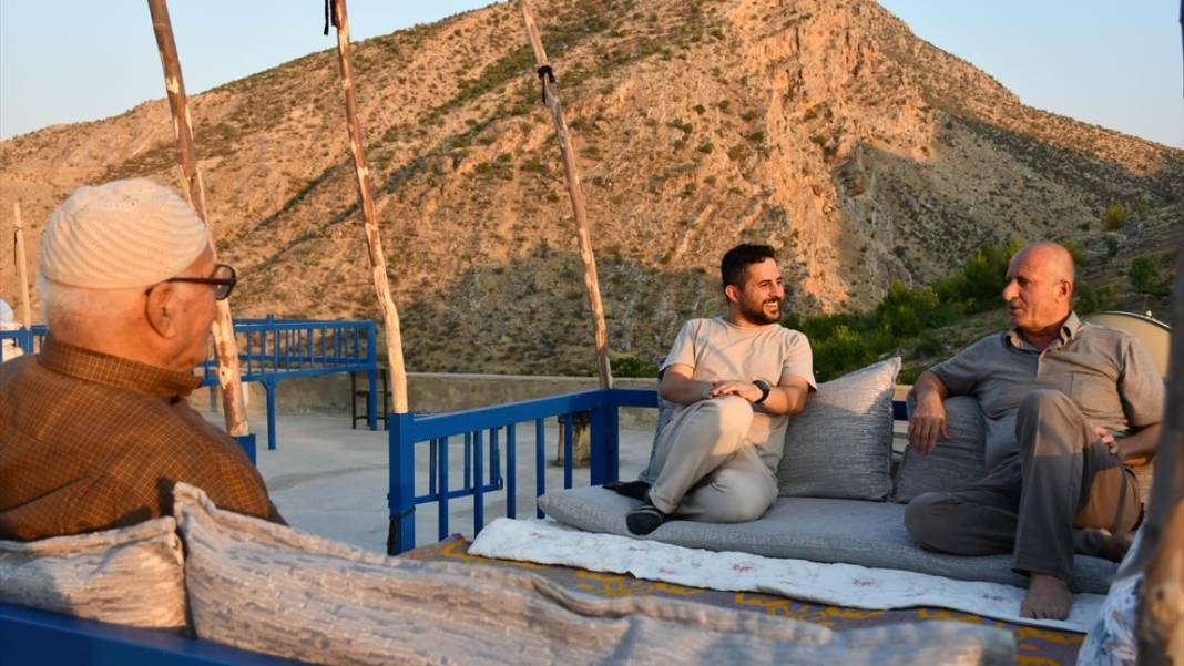 Sıcak havada 'dam palas' keyfi 7