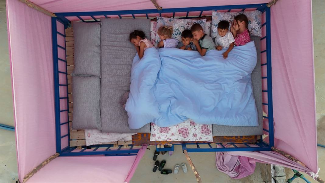 Sıcak havada 'dam palas' keyfi 9