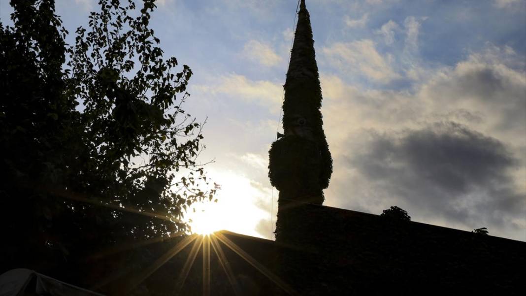 Sarmaşıkların içinde kaybolan cami 8