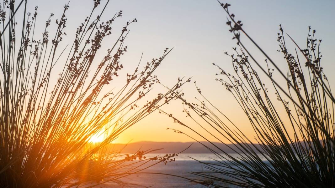 Salda Gölü'nde gün batımı 8