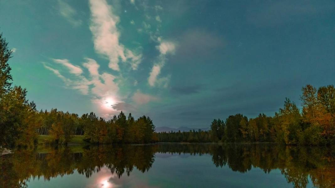 Gökyüzü kuzey ışıklarıyla aydınlandı 2