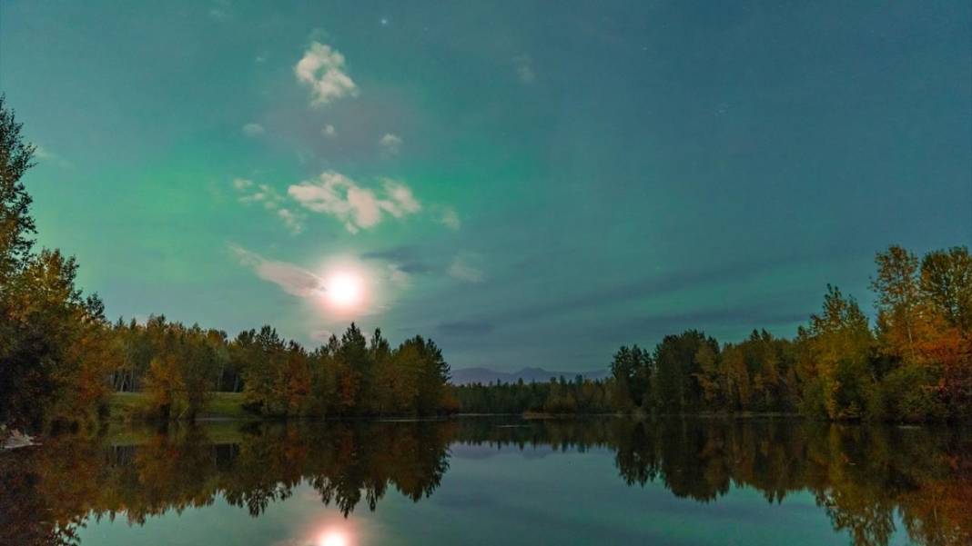 Gökyüzü kuzey ışıklarıyla aydınlandı 3