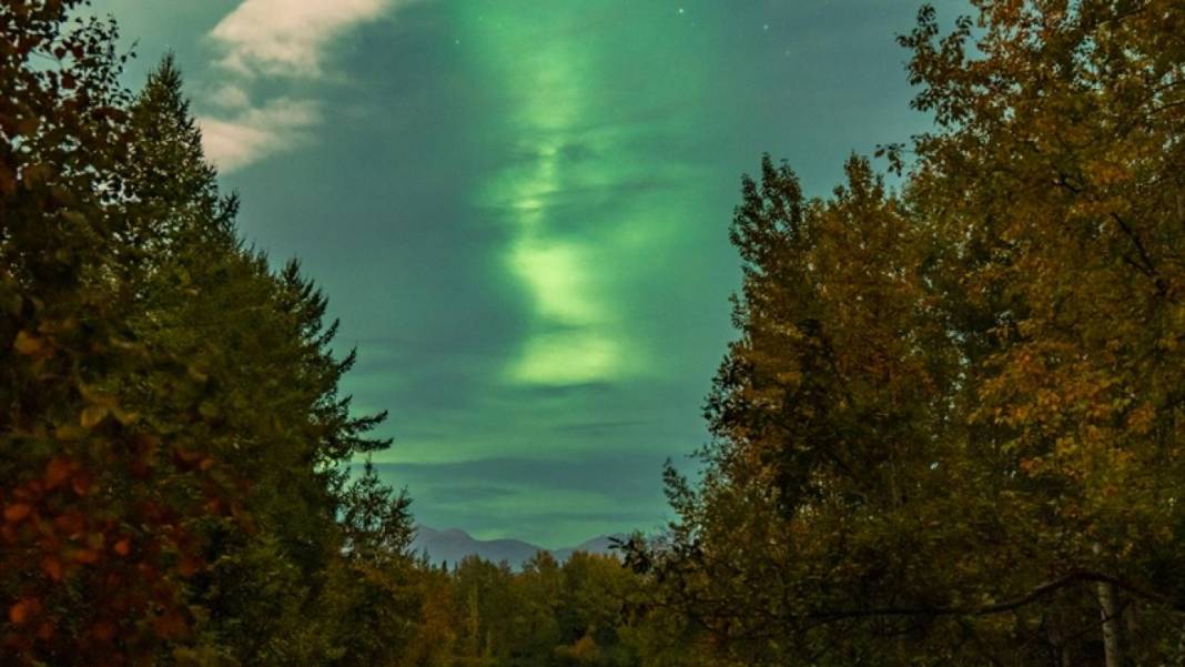 Gökyüzü kuzey ışıklarıyla aydınlandı 6
