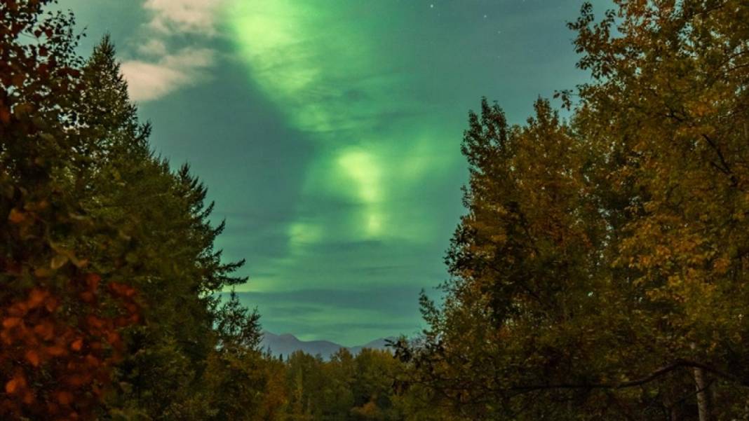 Gökyüzü kuzey ışıklarıyla aydınlandı 7