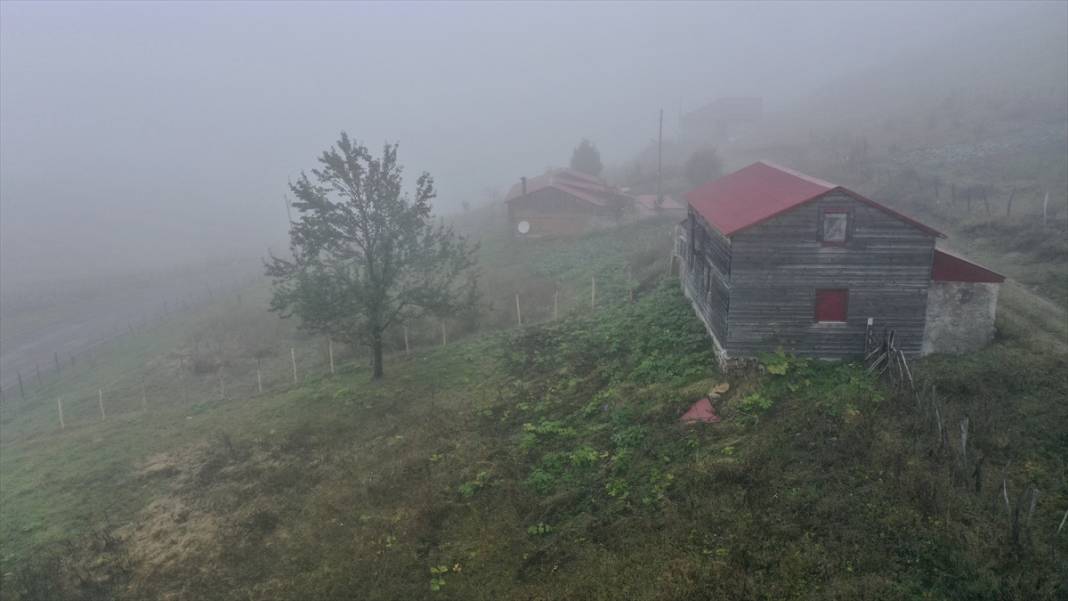 Sisler altındaki Karadeniz yaylalarından dönüş yolculuğu başladı 4
