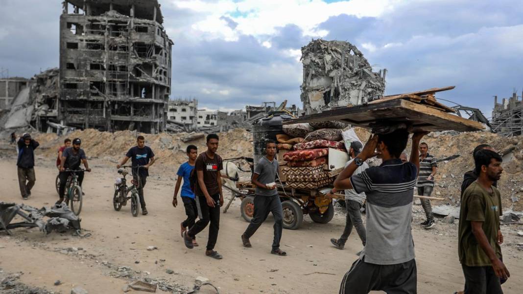 Gazze: Evlerine dönen insan manzaraları 15